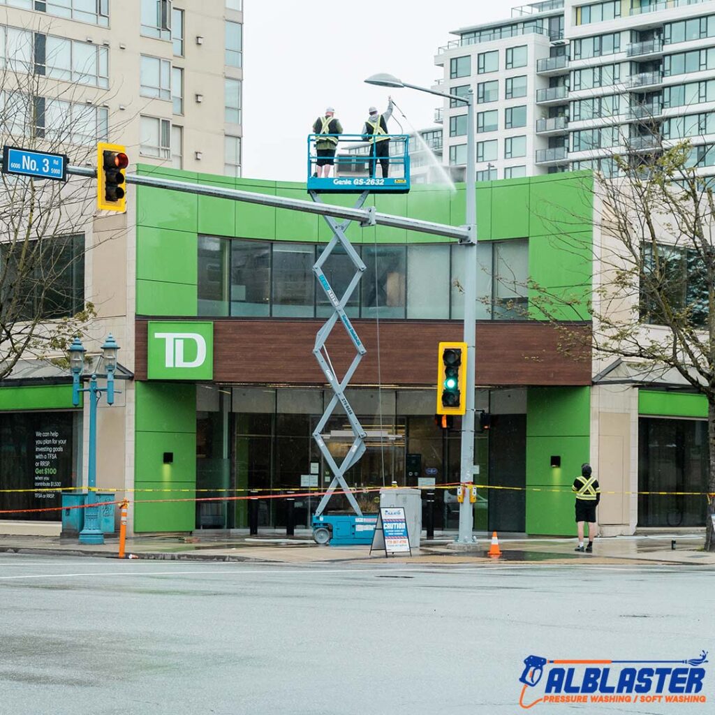 Alblaster Pressure Washing TD Bank 001