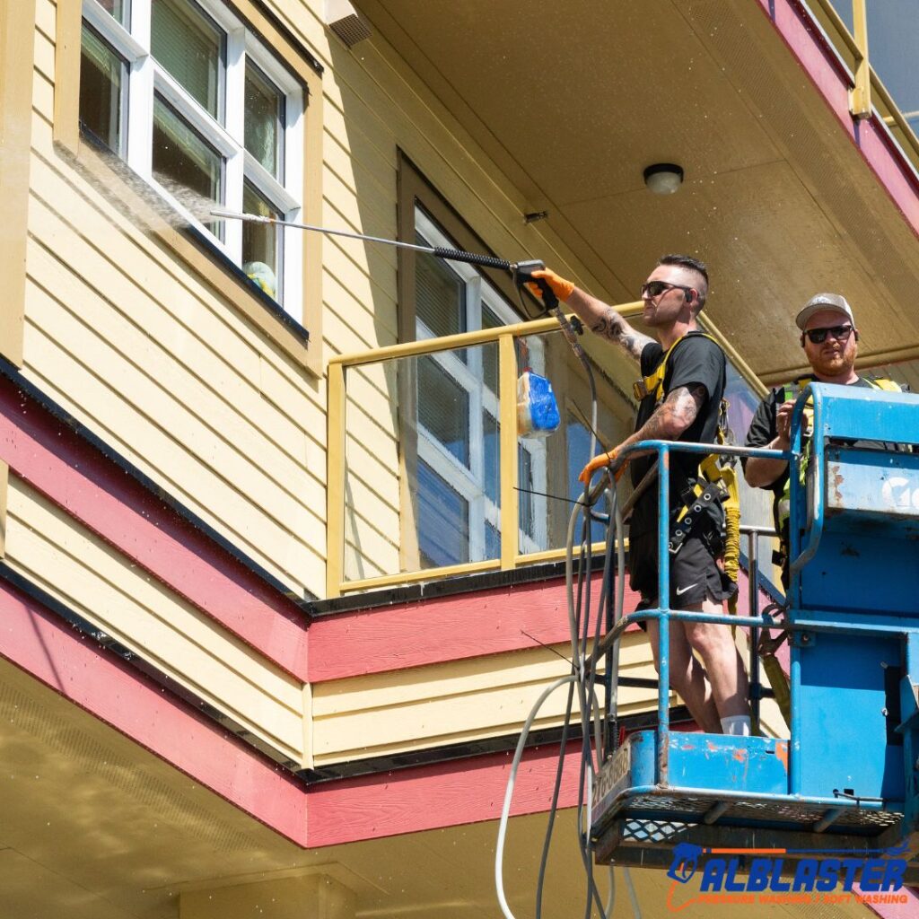 Nanaimo Street Strata Soft Washing Alblaster Pressure Washing 07