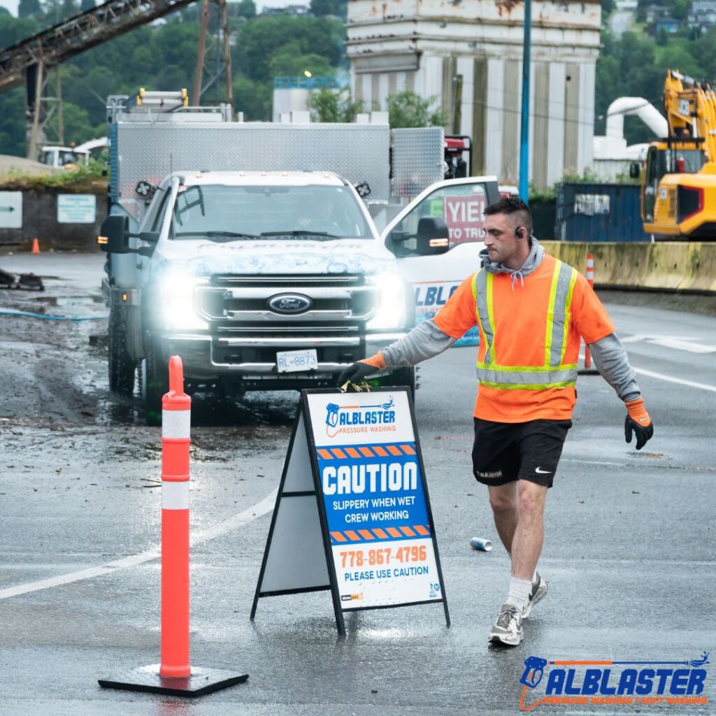 North Vancouver Transfer Station Soft Washing Alblaster Pressure Washing3