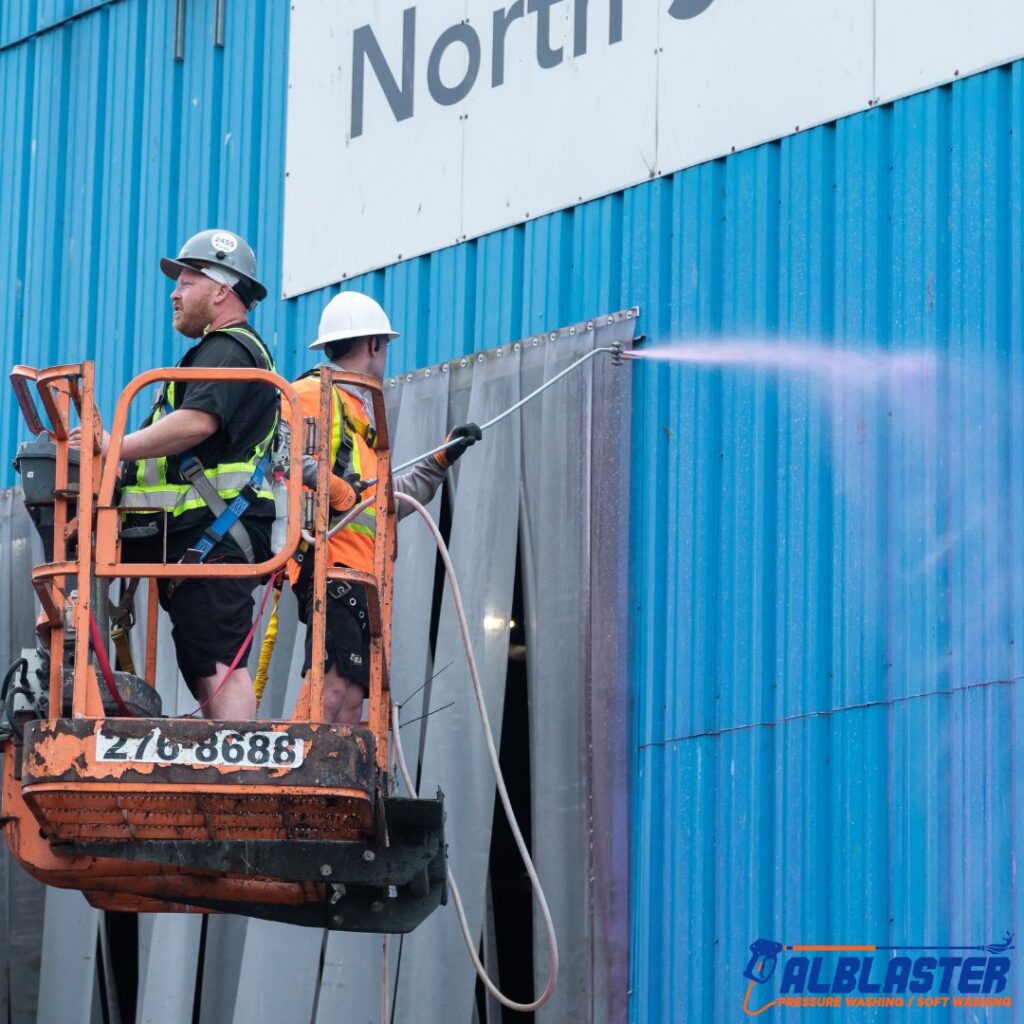 North Vancouver Transfer Station Soft Washing Alblaster Pressure Washing5