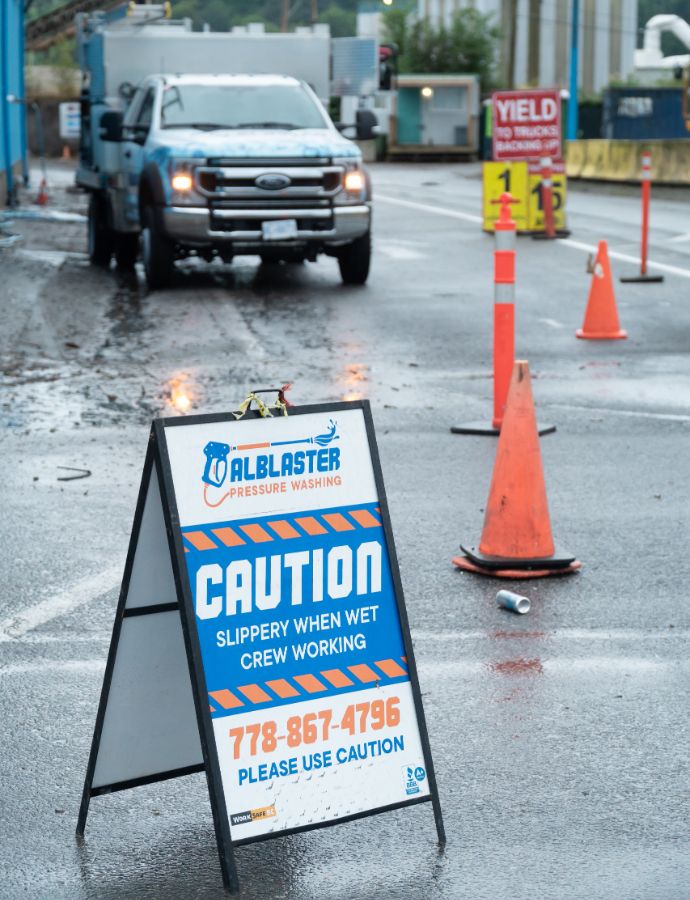 Alblaster Pressure Washing About Truck