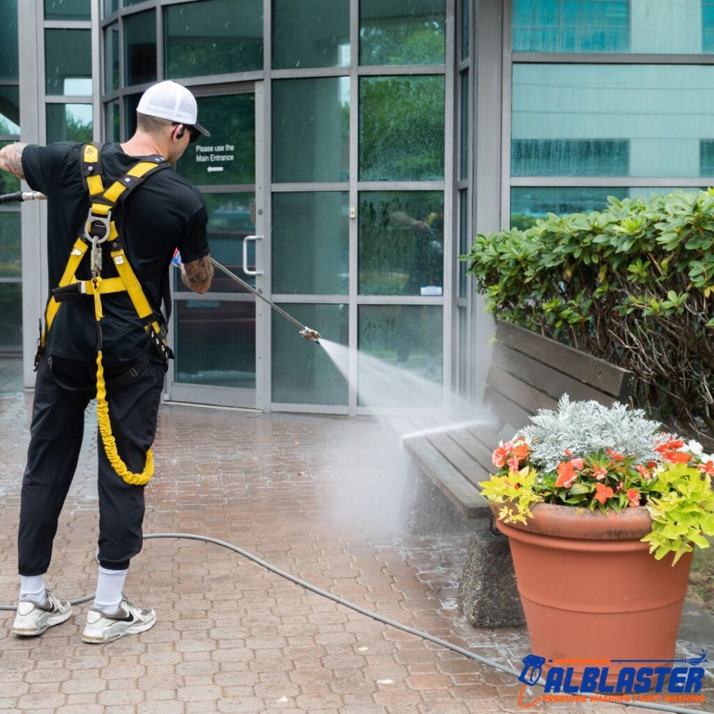 Vanier Place Soft Washing Alblaster Pressure Washing 05