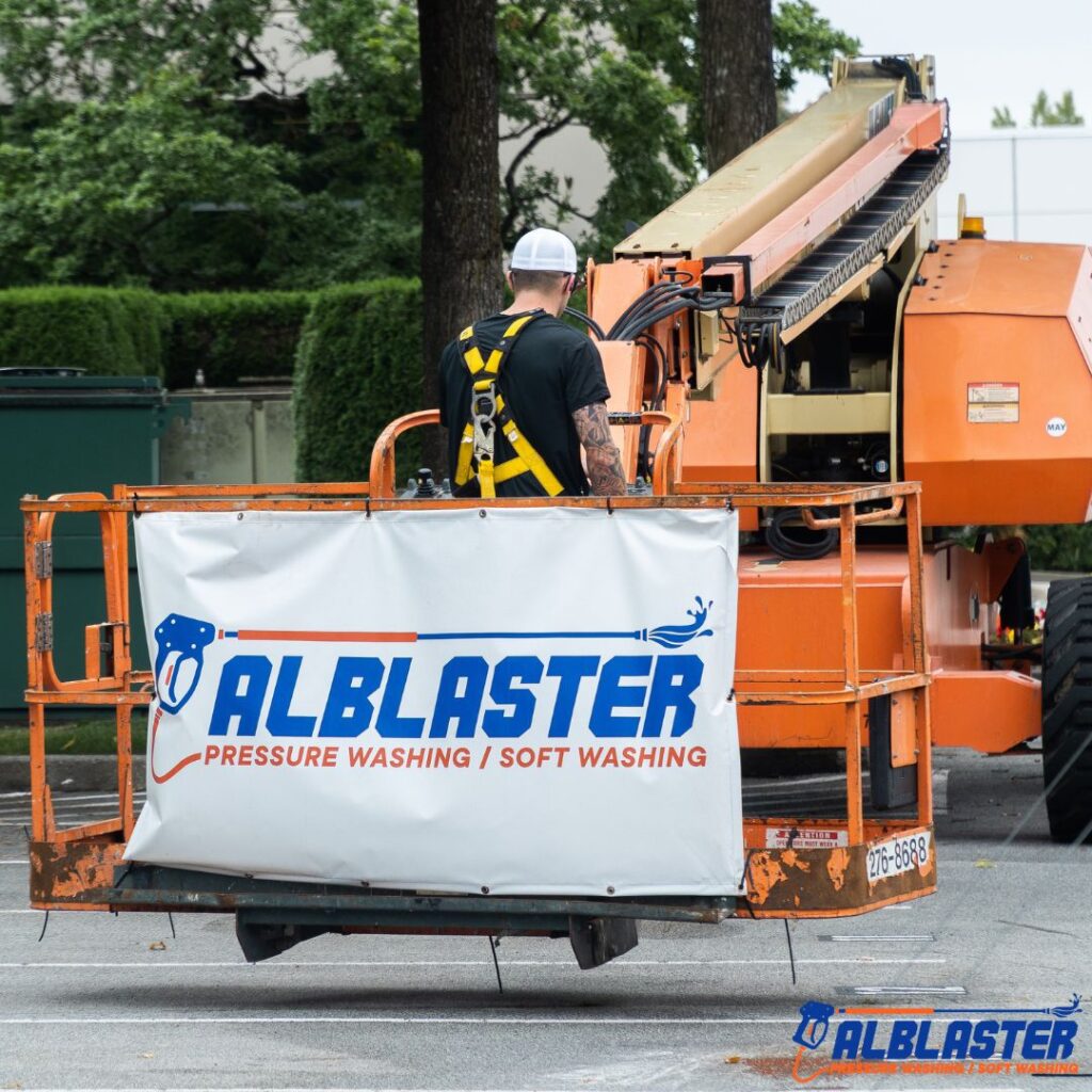 Vanier Place Soft Washing Alblaster Pressure Washing 06