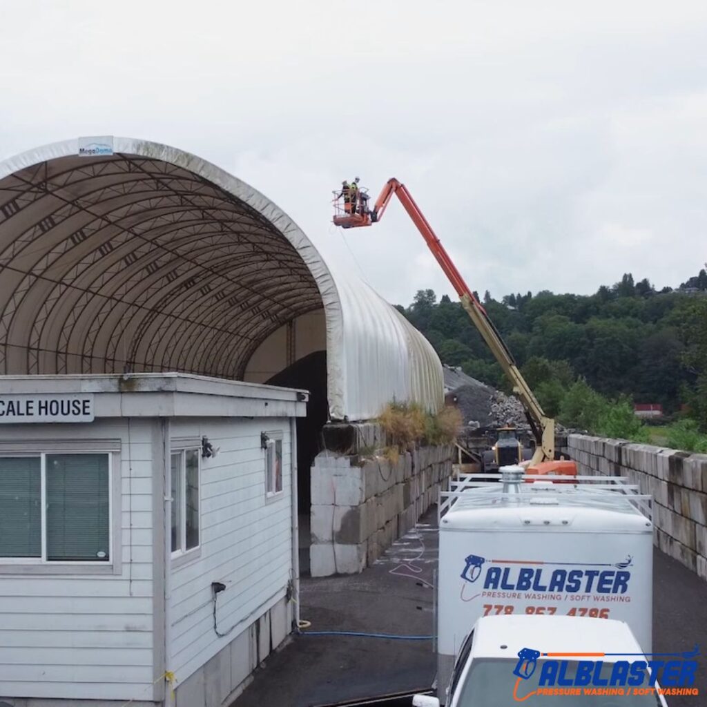 North Van White Tents Soft Washing (3)