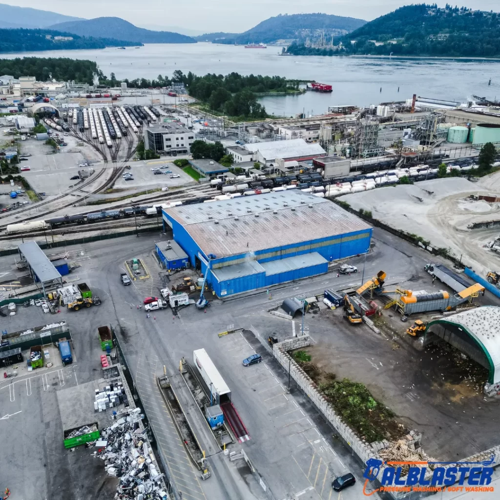 North Shore Transfer Station Soft Washing 2025