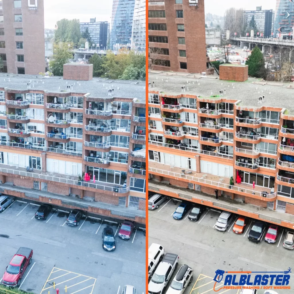 Vancouver Strata Creekside Dr Soft Washing