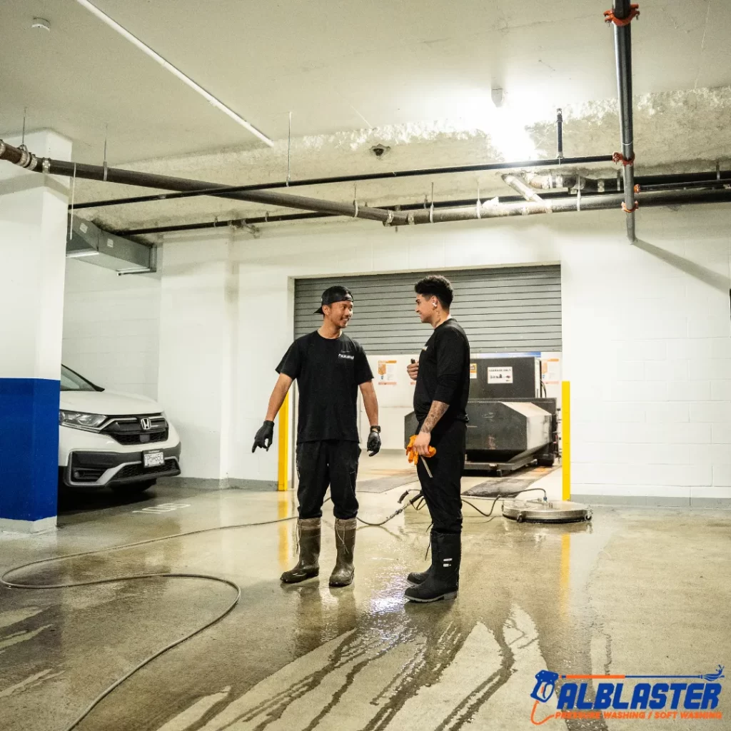 Vancouver Strata Sawmill Cres Parkade Cleaning