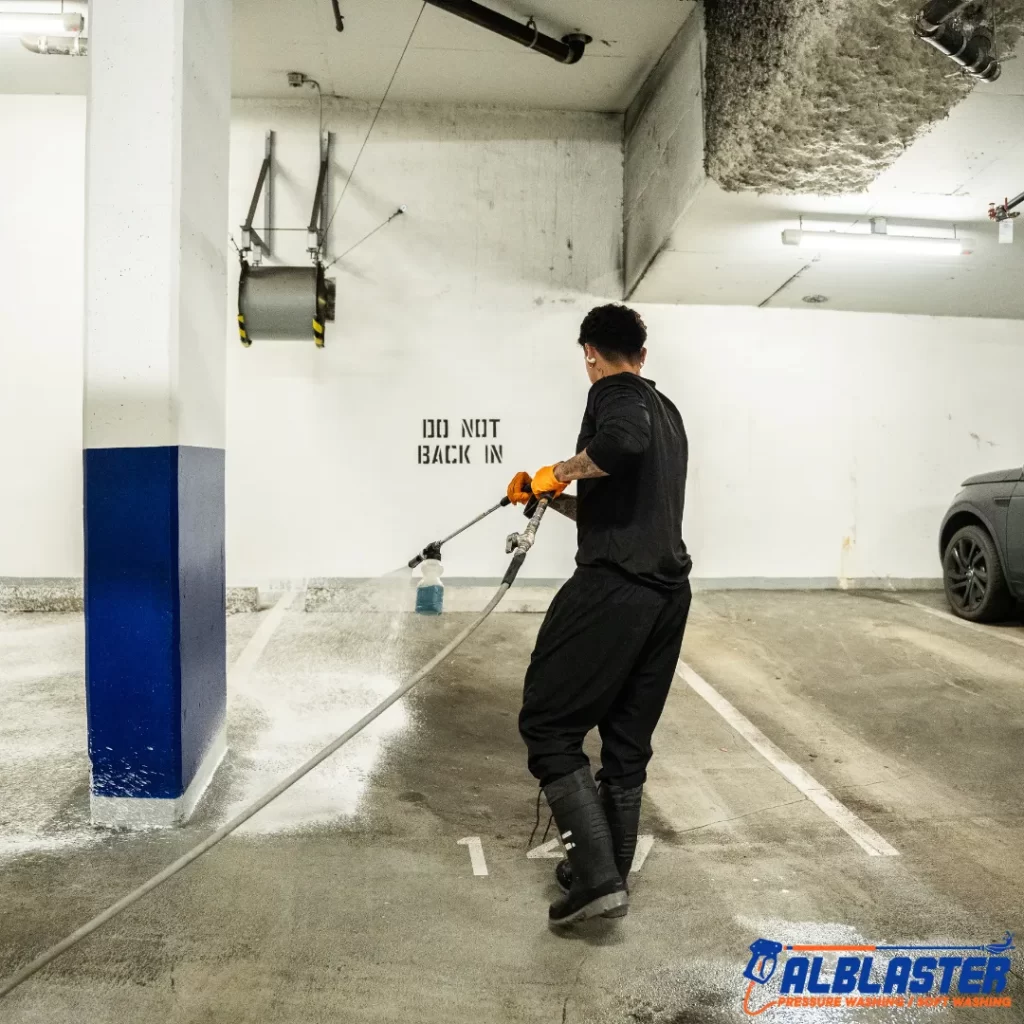 Vancouver Strata Sawmill Cres Parkade Cleaning