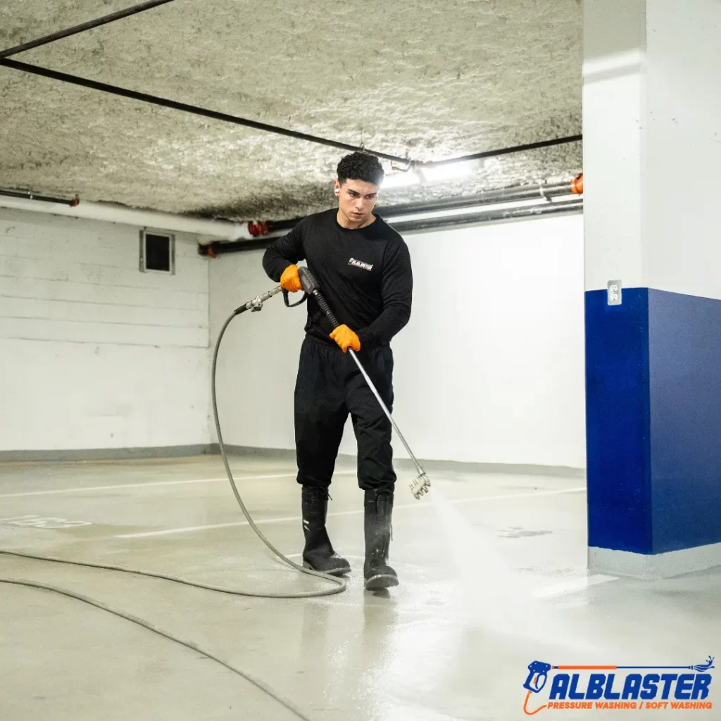 Vancouver Strata Sawmill Cres Parkade Cleaning